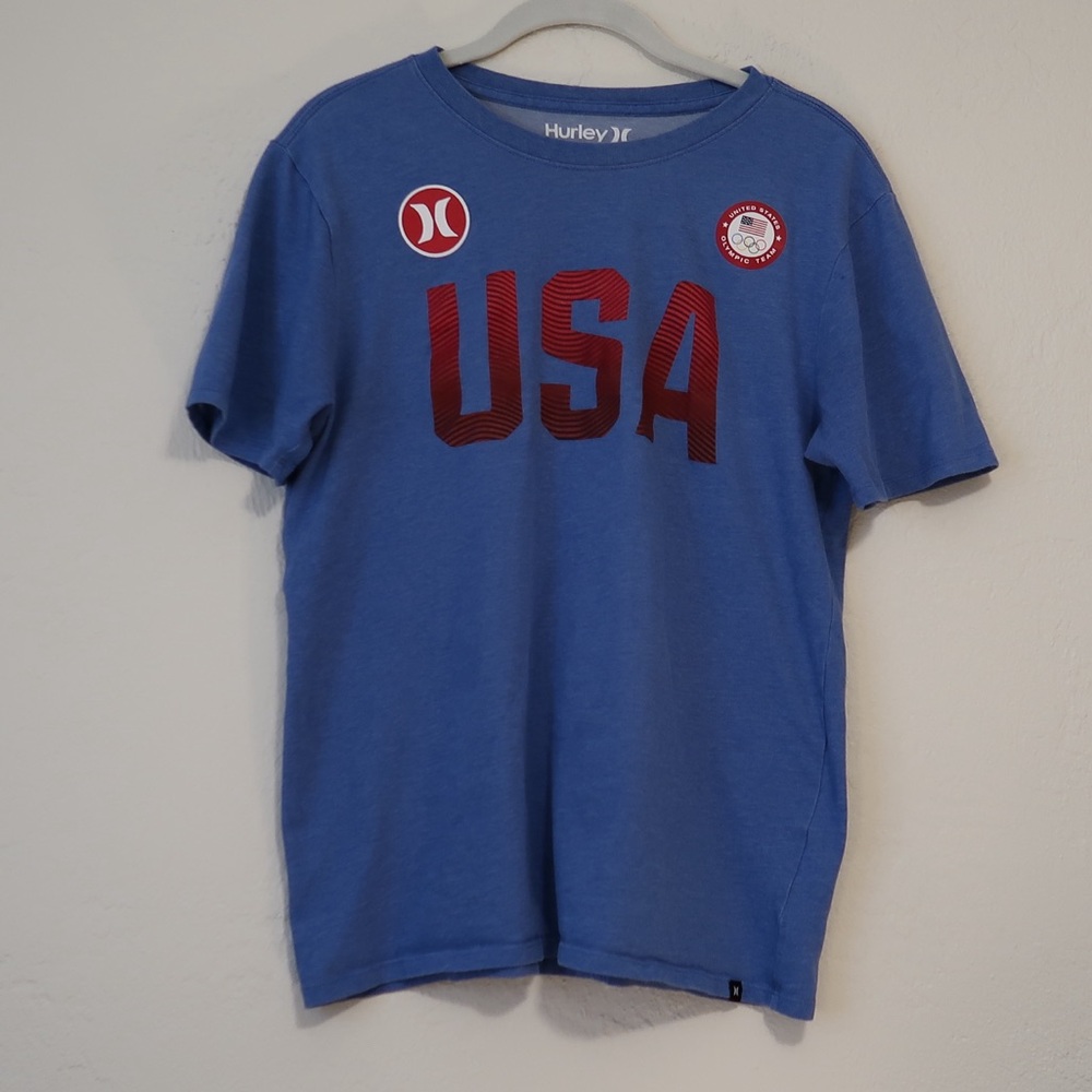 Hurley: Team USA Olympic‎s Men’s T-Shirt (Nike Dri-Fit) - Size Medium